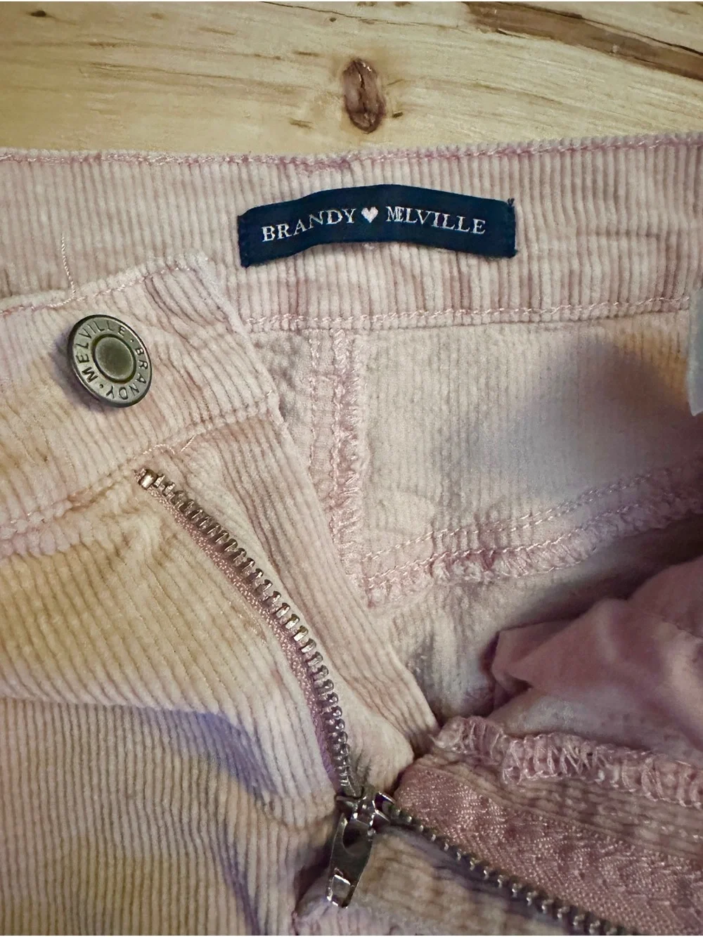 Brandy Melville Corduroy Mini Skirt